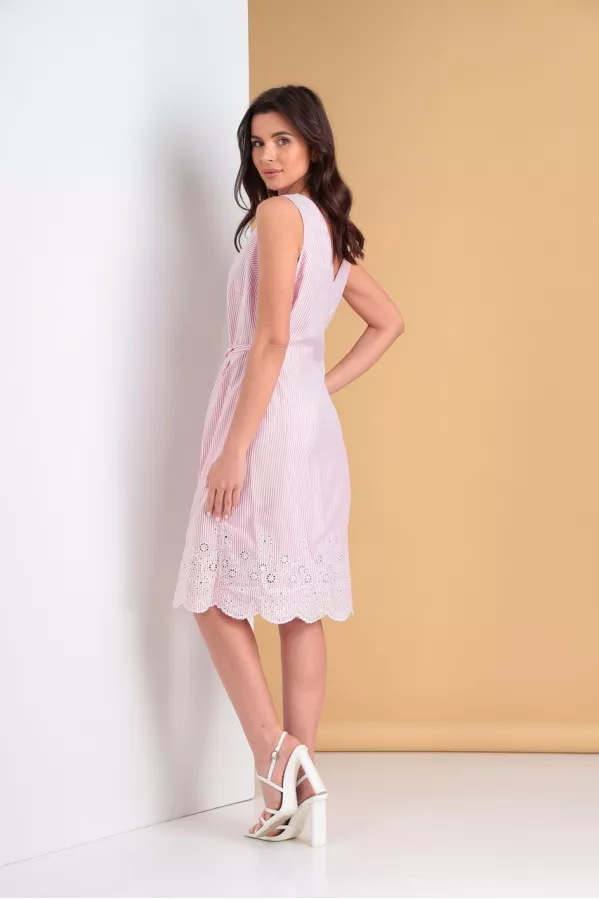 Платье LadisLine 1449 розовый