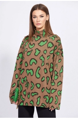 Джемпер EOLA 2309в яблоко  Джемпер EOLA 2309в яблоко