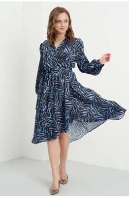 Платье Фантазия Мод 4406 голубой 