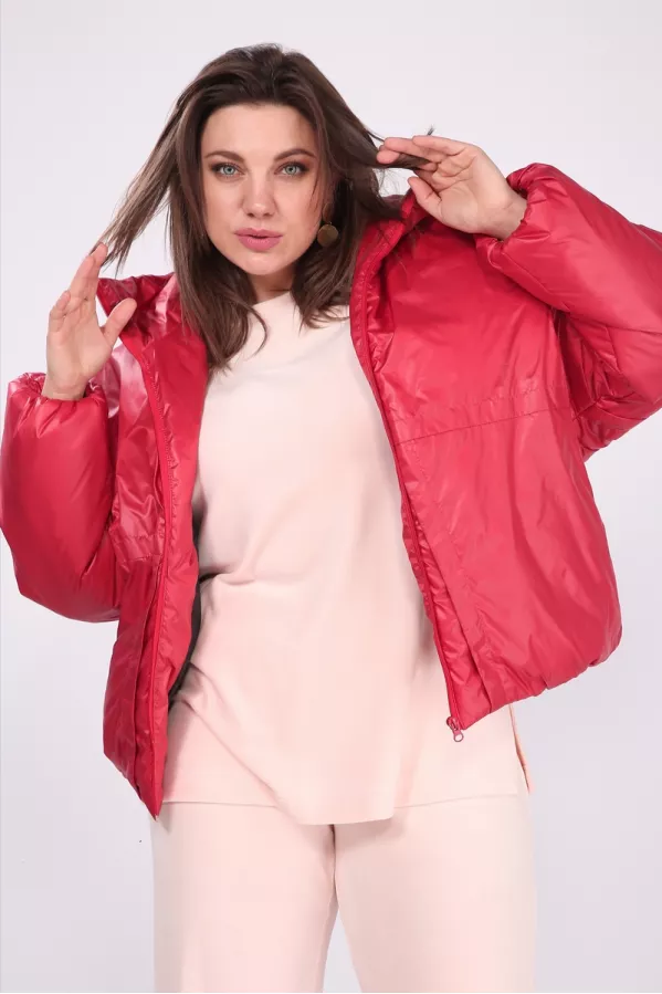Куртка LADY SECRET 6358 рубиново-красный 