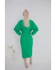 Платье Andrea Fashion 2301 зеленый 