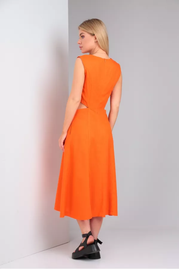 Платье Andrea Fashion 004 оранжевый