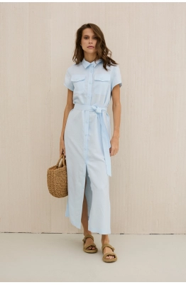 Платье DAVA 158 голубой 