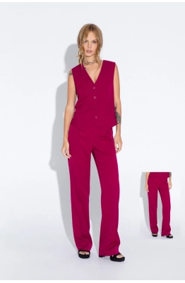 Брюки PiRS 4644 ягодный  Брюки PiRS 4644 ягодный