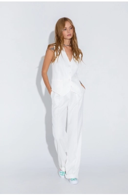 Брюки PiRS 4654 молочный  Брюки PiRS 4654 молочный