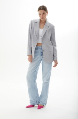 Жакет DAVA 131 серо-голубой  Жакет DAVA 131 серо-голубой