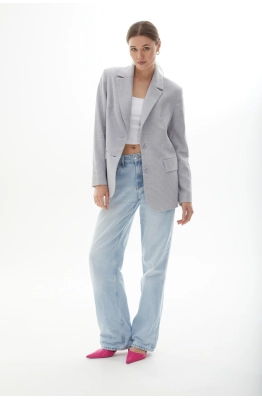 Жакет DAVA 131 серо-голубой 