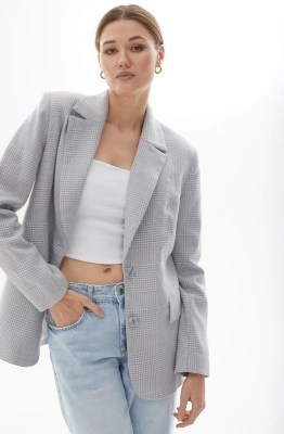 Жакет DAVA 131 серо-голубой  Жакет DAVA 131 серо-голубой