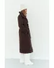 Пальто SODA 1802 коричневый 