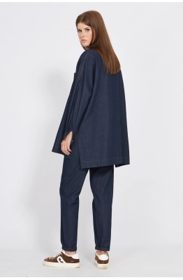 Блуза EOLA 2487 темно-синий 