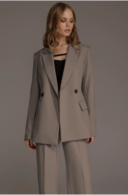 Жакет PiRS 4653 серо-бежевый  Жакет PiRS 4653 серо-бежевый