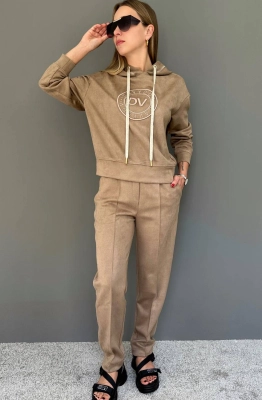 Комплект DAVYDOV 6325.1в бежевый искуственная замша