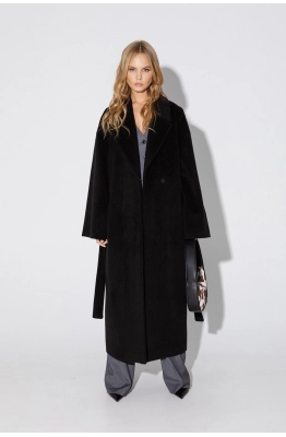 Пальто PiRS 4861 черный  Пальто PiRS 4861 черный