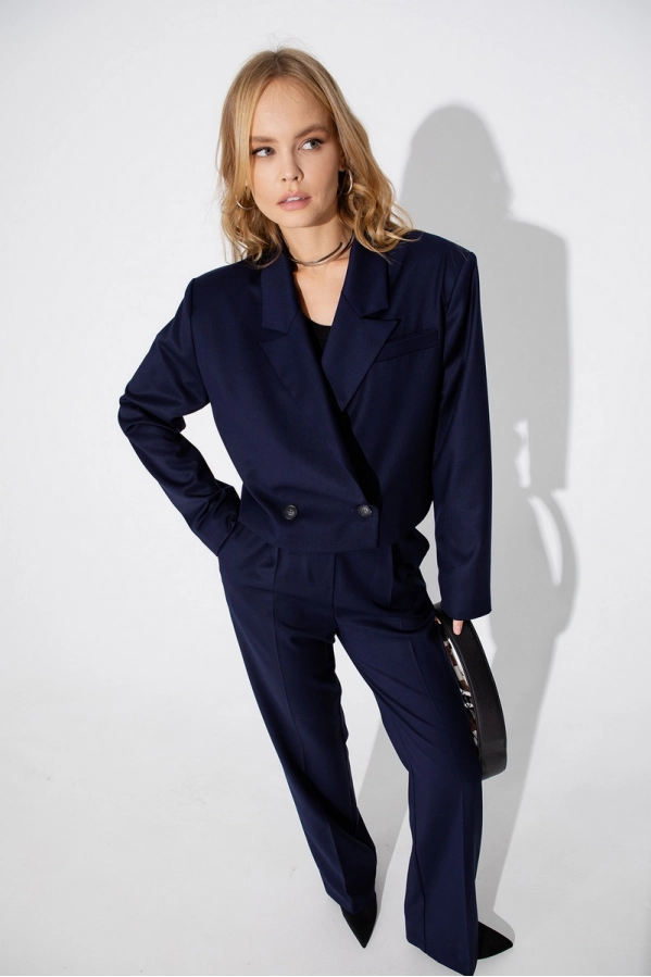Костюм-двойка PiRS 4982 синий Костюм-двойка PiRS 4982 синий