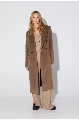 Пальто PiRS 5059 бежевый  Пальто PiRS 5059 бежевый