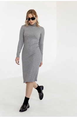 Платье RomGil ТЗ938ДВ серый меланж  Платье RomGil ТЗ938ДВ серый меланж