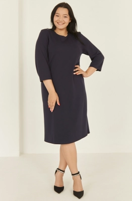 Платье RomGil ТЗ944ДВ синий  Платье RomGil ТЗ944ДВ синий