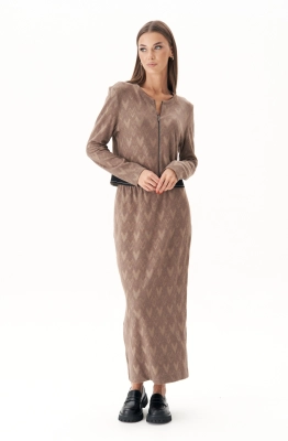 Костюм Фантазия Мод 4702 коричневый 