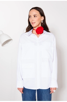 Блуза КО-КО 4.22.1 белый  Блуза КО-КО 4.22.1 белый