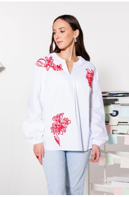 Блуза КО-КО 4.26 белый  Блуза КО-КО 4.26 белый