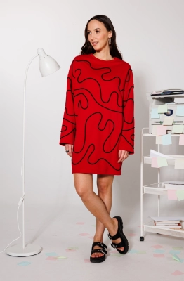 Платье КО-КО 4.28.2 красный  Платье КО-КО 4.28.2 красный