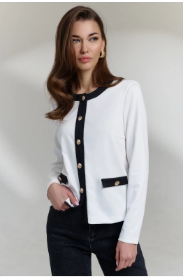 Джемпер DILIA 0808 кремовый  Джемпер DILIA 0808 кремовый