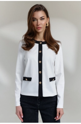 Джемпер DILIA 0808 кремовый  Джемпер DILIA 0808 кремовый