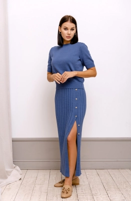 Юбка RomGil РВ0039-ХЛ2 индиго 