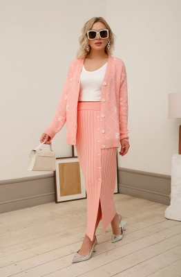 Юбка RomGil РВ0039-ХЛ2 розовый персик 