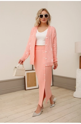 Юбка RomGil РВ0039-ХЛ2 розовый персик 