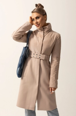 Пальто Golden Valley 7062-1 бежевый  Пальто Golden Valley 7062-1 бежевый