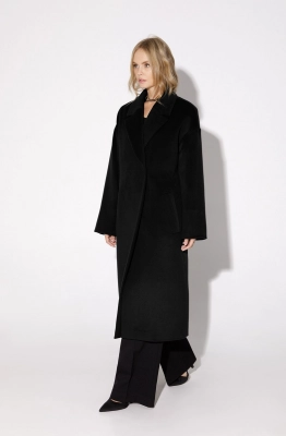 Пальто PiRS 4847 черный  Пальто PiRS 4847 черный