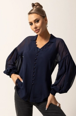 Блуза Golden Valley 6472 темно-синий