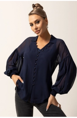 Блуза Golden Valley 6472 темно-синий