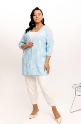 Кардиган RomGil ТЗ477-5 бледно-голубой Кардиган RomGil ТЗ477-5 бледно-голубой