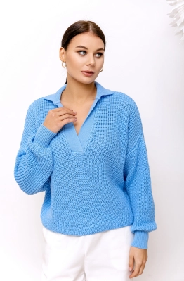 Джемпер RomGil ТЗ690П голубой 