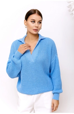 Джемпер RomGil ТЗ690П голубой 
