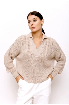 Джемпер RomGil ТЗ690П слоновая кость 