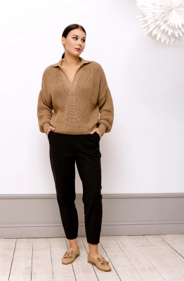 Джемпер RomGil ТЗ690П светло-коричневый Джемпер RomGil ТЗ690П светло-коричневый