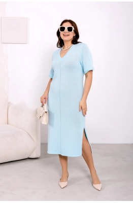 Платье RomGil РВ0015-ХЛ2 бледно-голубой 