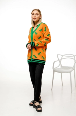 Кардиган RomGil РВ0078-АК2 апельсин  Кардиган RomGil РВ0078-АК2 апельсин