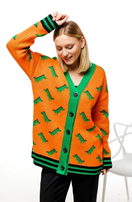 Кардиган RomGil РВ0078-АК2 апельсин  Кардиган RomGil РВ0078-АК2 апельсин