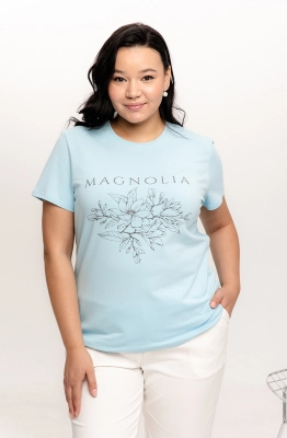 Джемпер RomGil РП0009-ХЛ2 бледно-голубой 