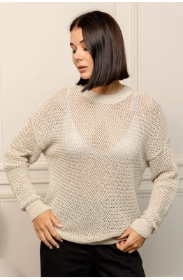 Джемпер RomGil ТЗ718Л светло-бежевый 