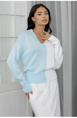 Джемпер RomGil РВ0023-ХЛ2 бледно-голубой 