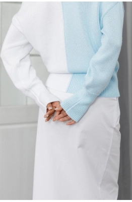 Джемпер RomGil РВ0023-ХЛ2 бледно-голубой Джемпер RomGil РВ0023-ХЛ2 бледно-голубой