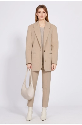 Полупальто EOLA 2564 бежевый  Полупальто EOLA 2564 бежевый