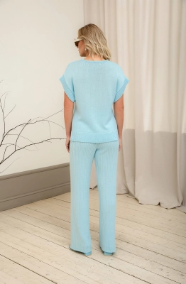 Джемпер RomGil РВ0027-ХЛ2 бледно-голубой Джемпер RomGil РВ0027-ХЛ2 бледно-голубой