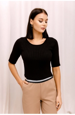 Джемпер RomGil РВ0029-ХЛ2 черный 