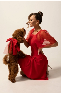 Платье Golden Valley 4976 красный  Платье Golden Valley 4976 красный